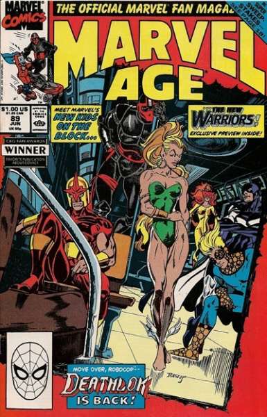 Marvel Age #89 Comic Books - Covers, Scans, Photos in Marvel Age Comic Books - Covers, Scans, Gallery
